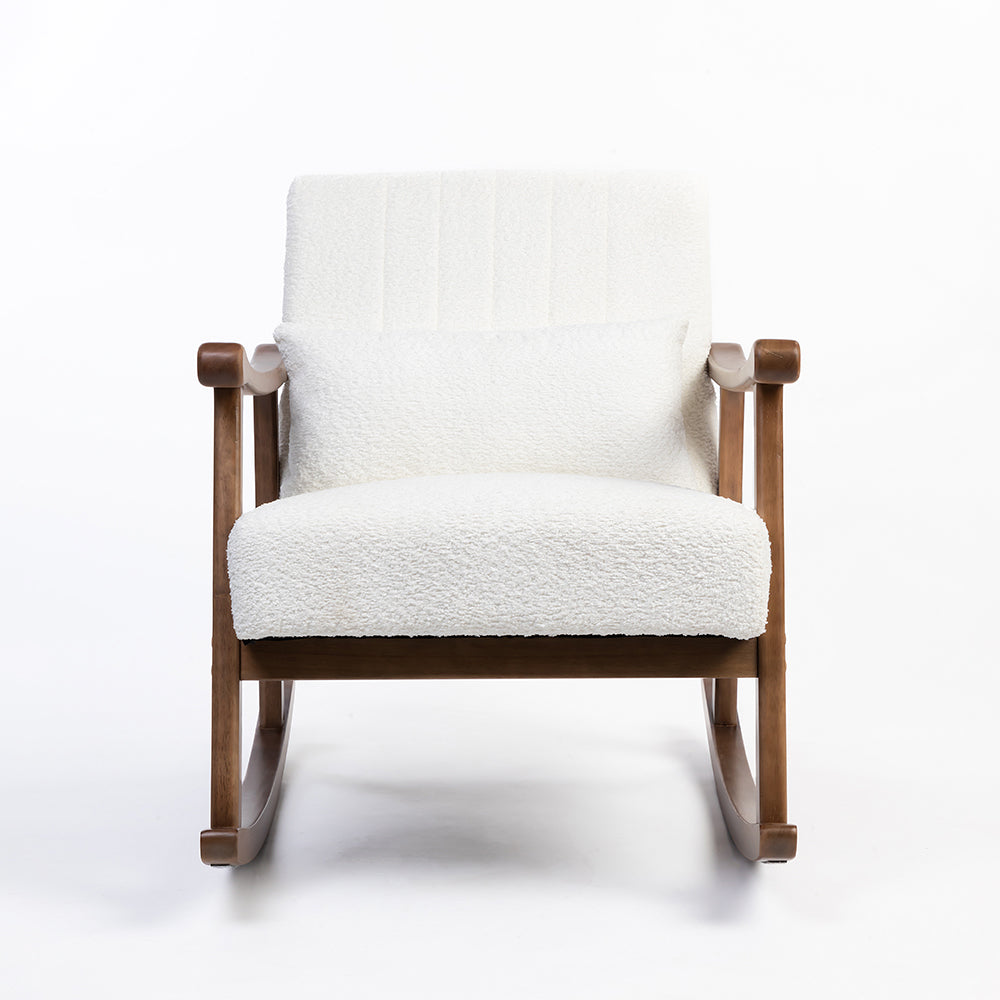 Margaret Wooden Rocking Chair - White