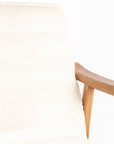 Tulsa Petal Wooden Armchair - White