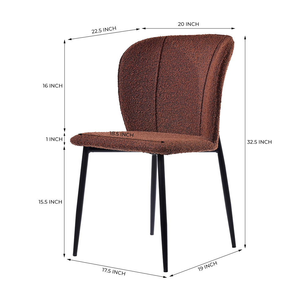 Nimbus Niche Dining Chair - Maroon