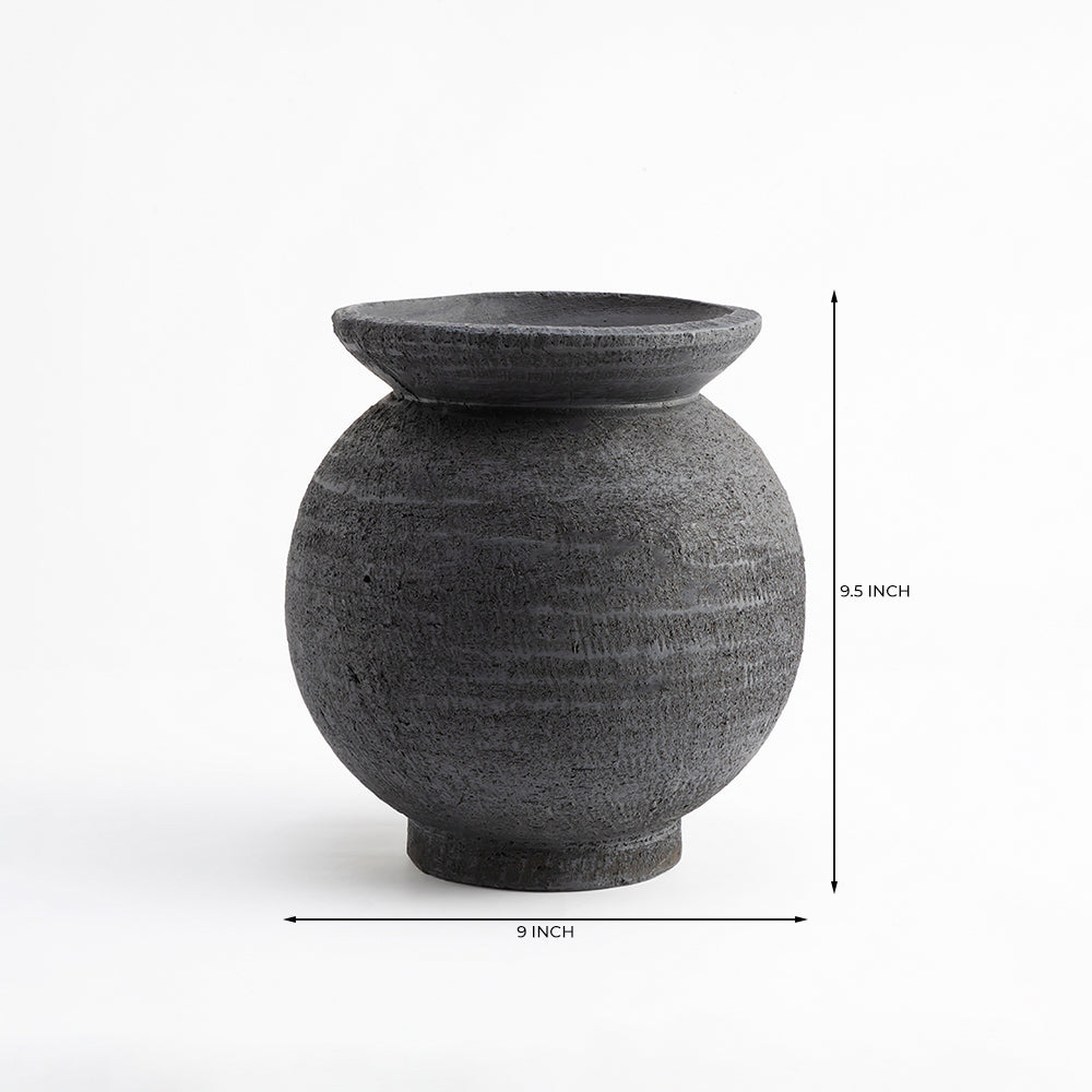 Dark Nite Terracotta Pot - Medium