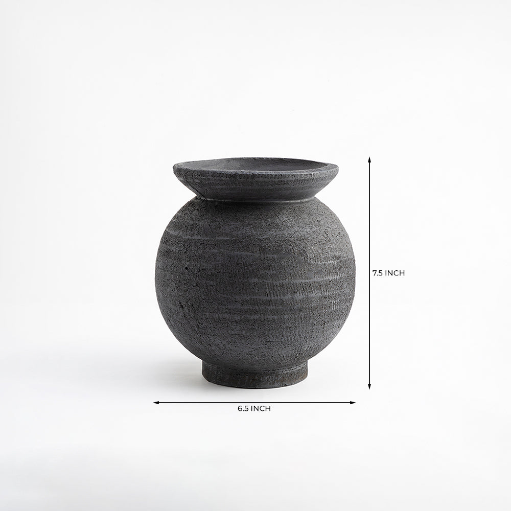 Dark Nite Terracotta Pot - Small