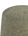 Bennie Joy Boucle Plywood Pouf - Green