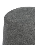Bennie Joy Boucle Plywood Pouf - Grey