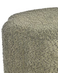 Crown Luxury Boucle Pouf - Green