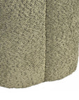 Crown Luxury Boucle Pouf - Green