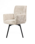 Ripple Ridge Radiance Dining Chair - Beige White
