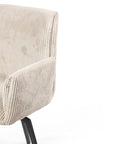 Ripple Ridge Radiance Dining Chair - Beige White