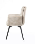 Ripple Ridge Radiance Dining Chair - Beige White