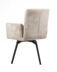 Ripple Ridge Radiance Dining Chair - Beige White
