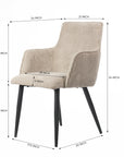 Serenity Shore Splendor Dining Chair - Beige White