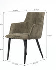 Serenity Shore Splendor Dining Chair - Sage Green