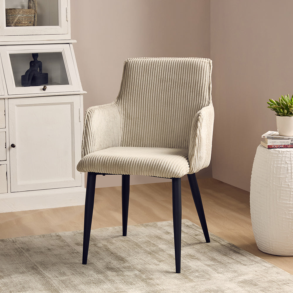Serenity Shore Splendor Dining Chair - Beige White