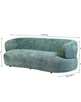 Cedar Crest Charm 3 Seater Sofa - Green