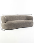 Cedar Crest Charm 3 Seater Sofa - Dark Grey
