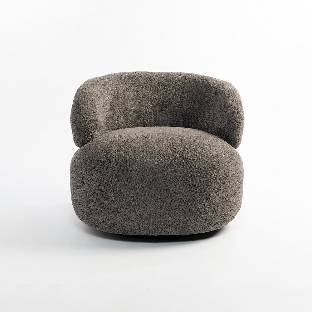 Marshmallow Dew Boucle Sofa - Dark Grey