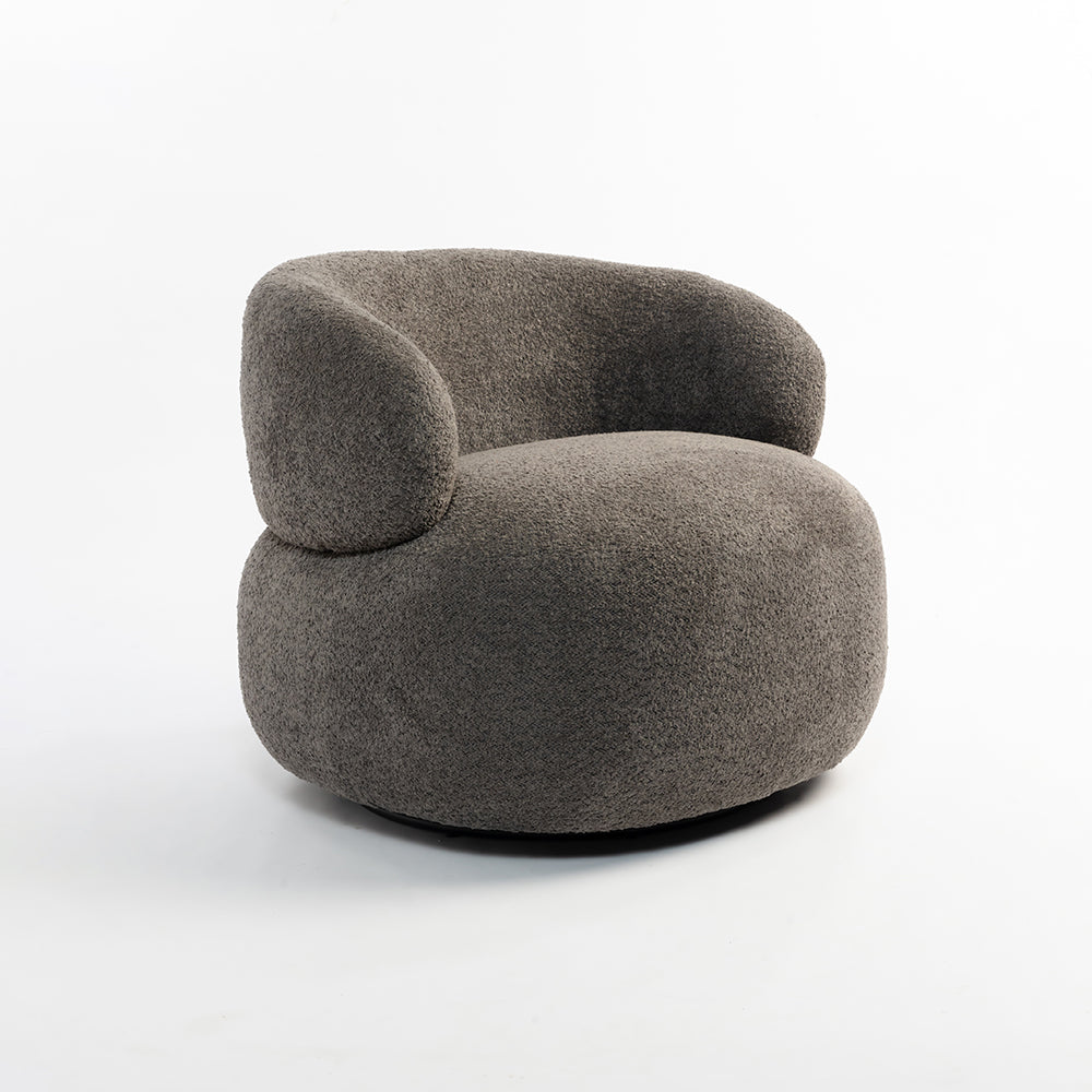 Marshmallow Dew Boucle Sofa - Dark Grey