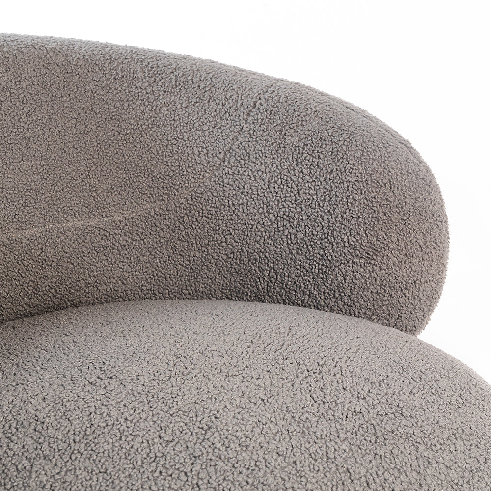 Marshmallow Dew Boucle Sofa - Grey