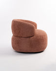 Marshmallow Dew Boucle Sofa - Rose Brown