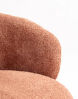 Marshmallow Dew Boucle Sofa - Rose Brown