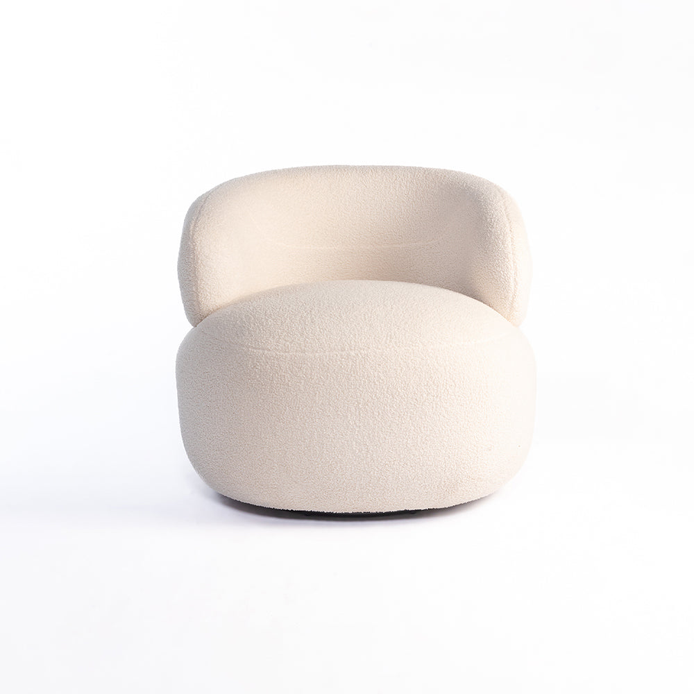 Marshmallow Dew Boucle Sofa - White