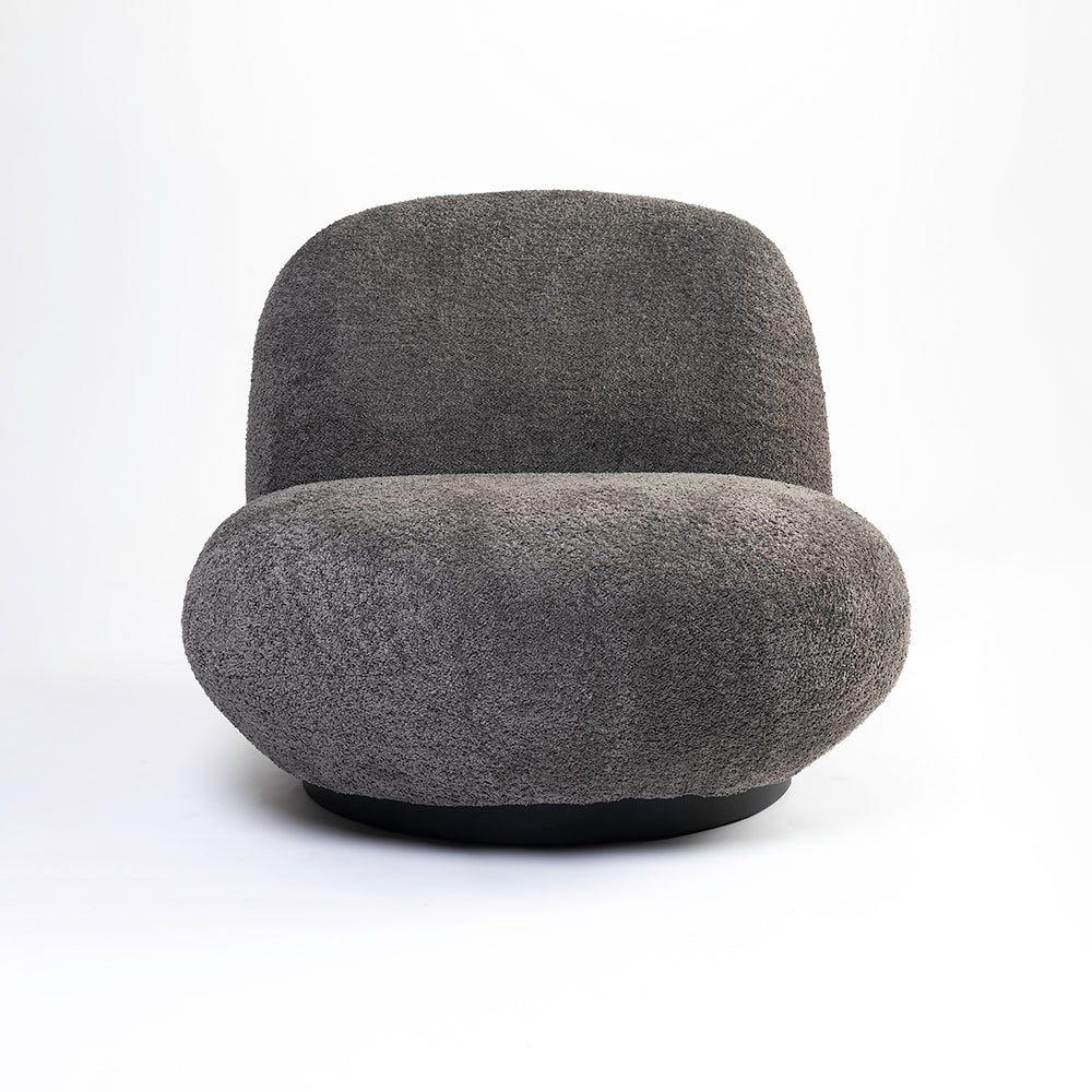 Eden End Swivel Sofa - Dark Grey