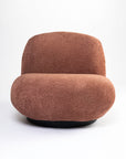 Eden End Swivel Sofa - Rose Brown
