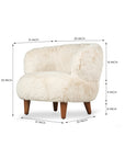 Cherry Creations Lounge Chair - Cream