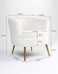 Alder Arbor Armchair - Ivory