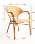 Luxe Aluminium Outdoor Chair