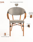 Willow Wisp Outdoor Chair - Dark Walnut