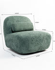 Adrienne Bell Chair - Dark Green