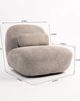 Adrienne Bell Chair - Grey