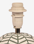 Orion Ceramic Fabric Shade Table Lamp - White