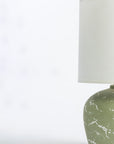 Amara Antique Aura Table Lamp - Green