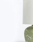 Amara Antique Aura Table Lamp - Green