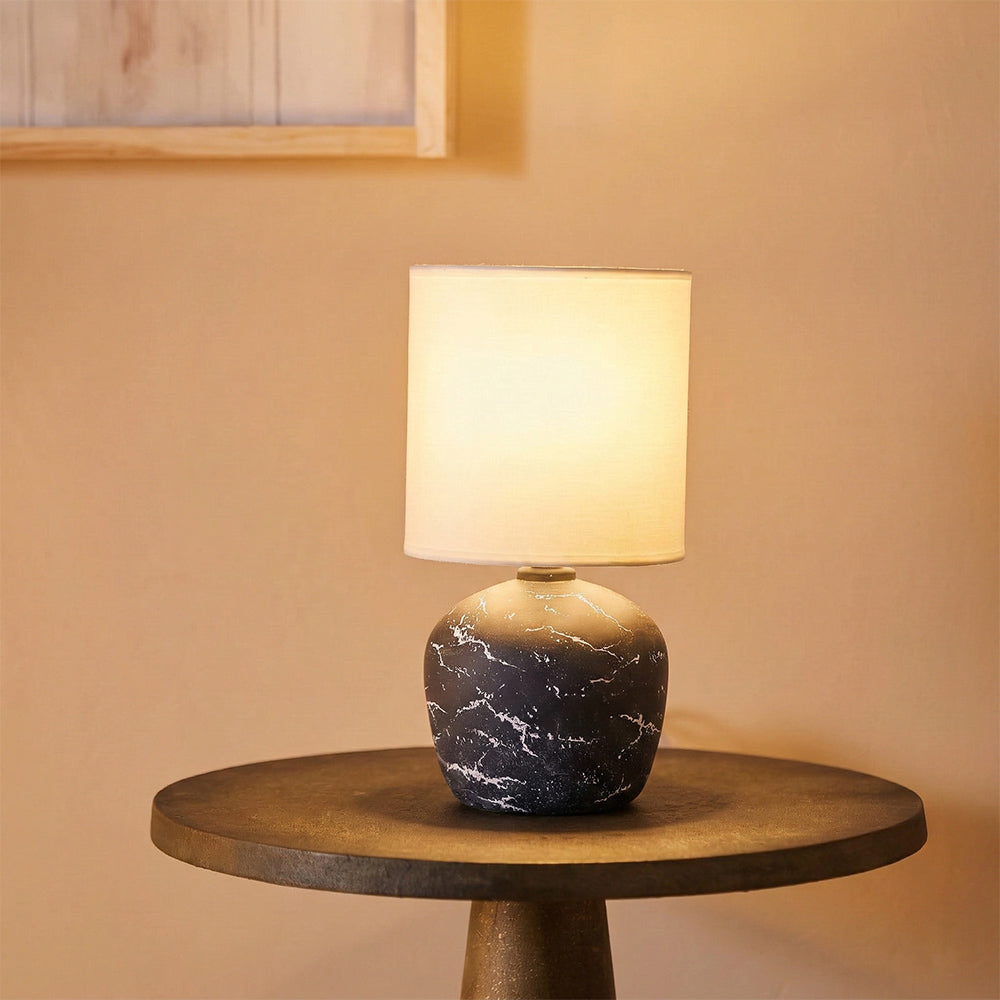Amara Antique Aura Table Lamp - Black