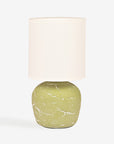 Amara Antique Aura Table Lamp - Green