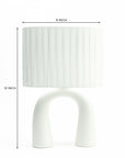 Dusk Dazzle Table Lamp - Off White