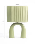 Dusk Dazzle Table Lamp - Shallot Green