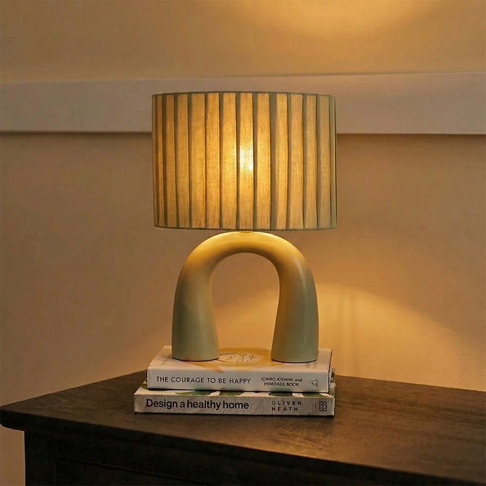 Dusk Dazzle Table Lamp - Shallot Green