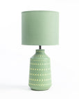 Luna Lavishness Table Lamp - Frost Green