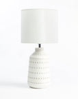 Luna Lavishness Table Lamp - Off White