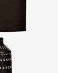 Luna Lavishness Table Lamp - Black