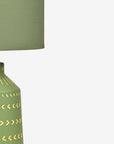 Luna Lavishness Table Lamp - Frost Green