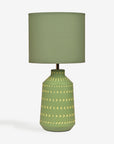 Luna Lavishness Table Lamp - Frost Green