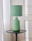 Luna Lavishness Table Lamp - Frost Green