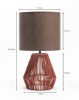 Zenith Zest Table Lamp - Red