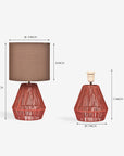 Zenith Zest Table Lamp - Red