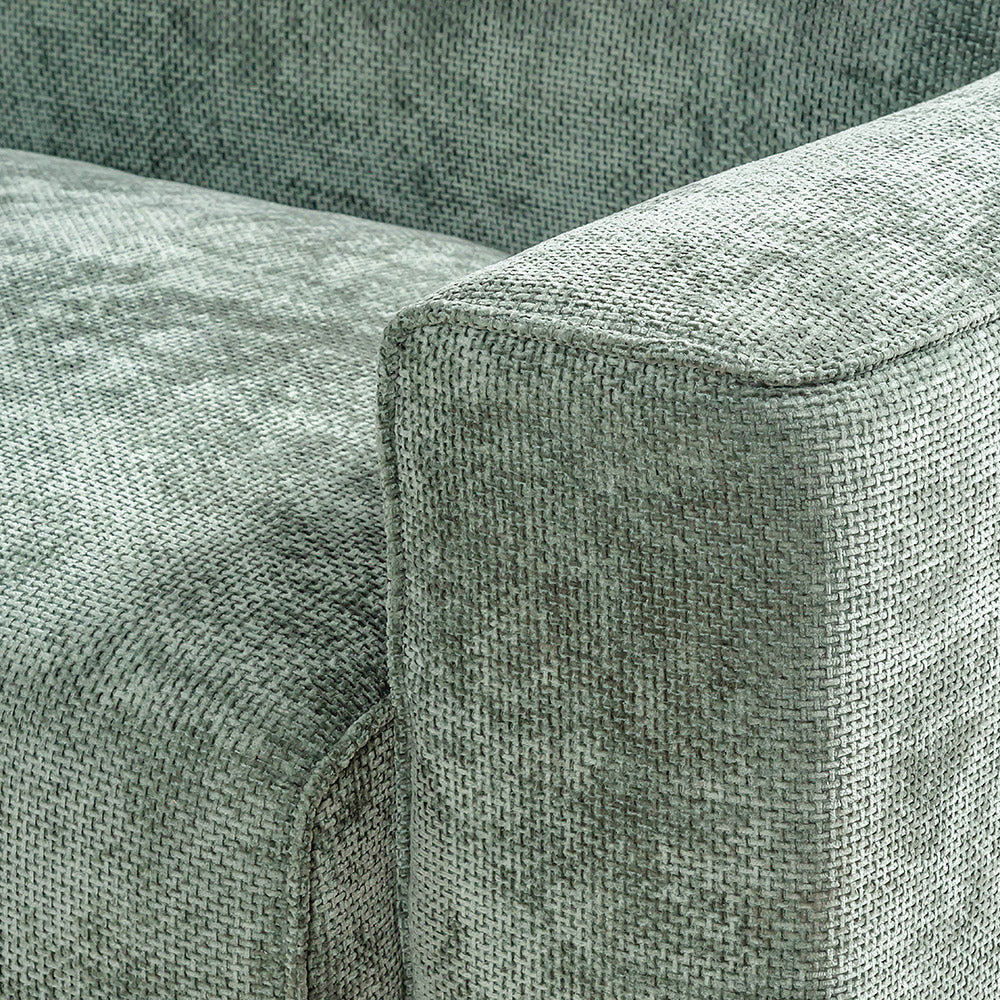 Starlight Sparkle 3 Seater Sofa - Green