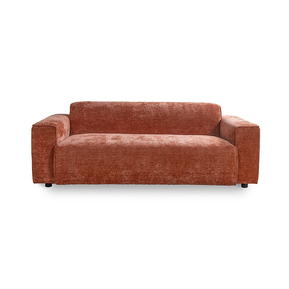 Starlight Sparkle 3 Seater Sofa - Dusty Rose Brown